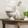 Aged Stone Urn Planter