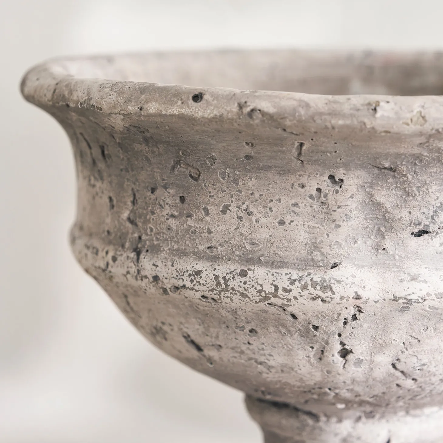 Aged Stone Urn Planter