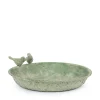 Antique Green Bird Dish