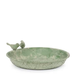 Antique Green Bird Dish