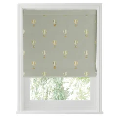 Bears & Balloons Mint Grey Made to Measure Roman Blind
