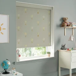 Bears & Balloons Mint Grey Made to Measure Roller Blind