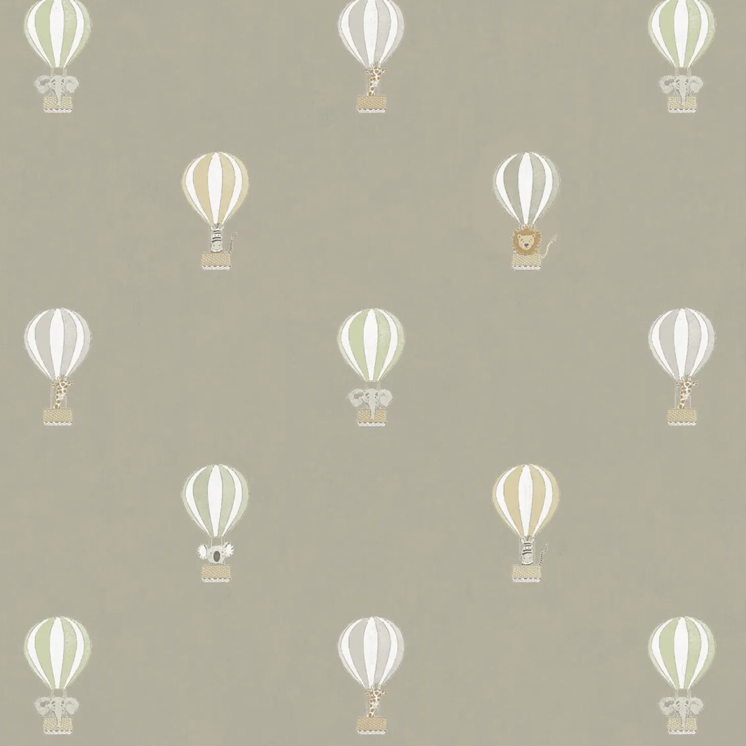 Bears & Balloons Mint Grey Made to Measure Roller Blind