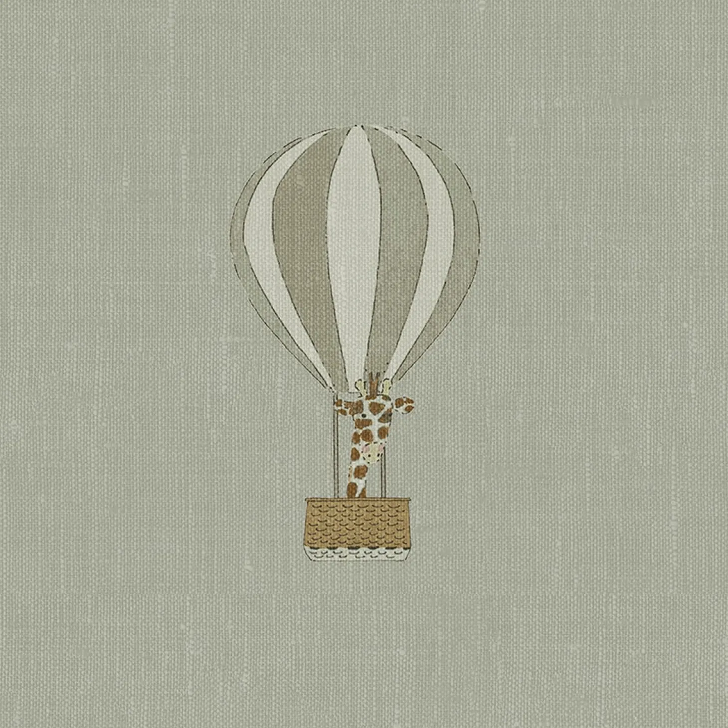 Bears & Balloons Mint Grey Made to Measure Curtains