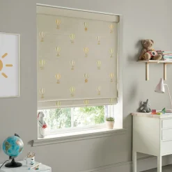 Bears & Balloons Sand Made to Measure Roman Blind
