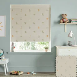 Bears Linen Look Made to Measure Roman Blind