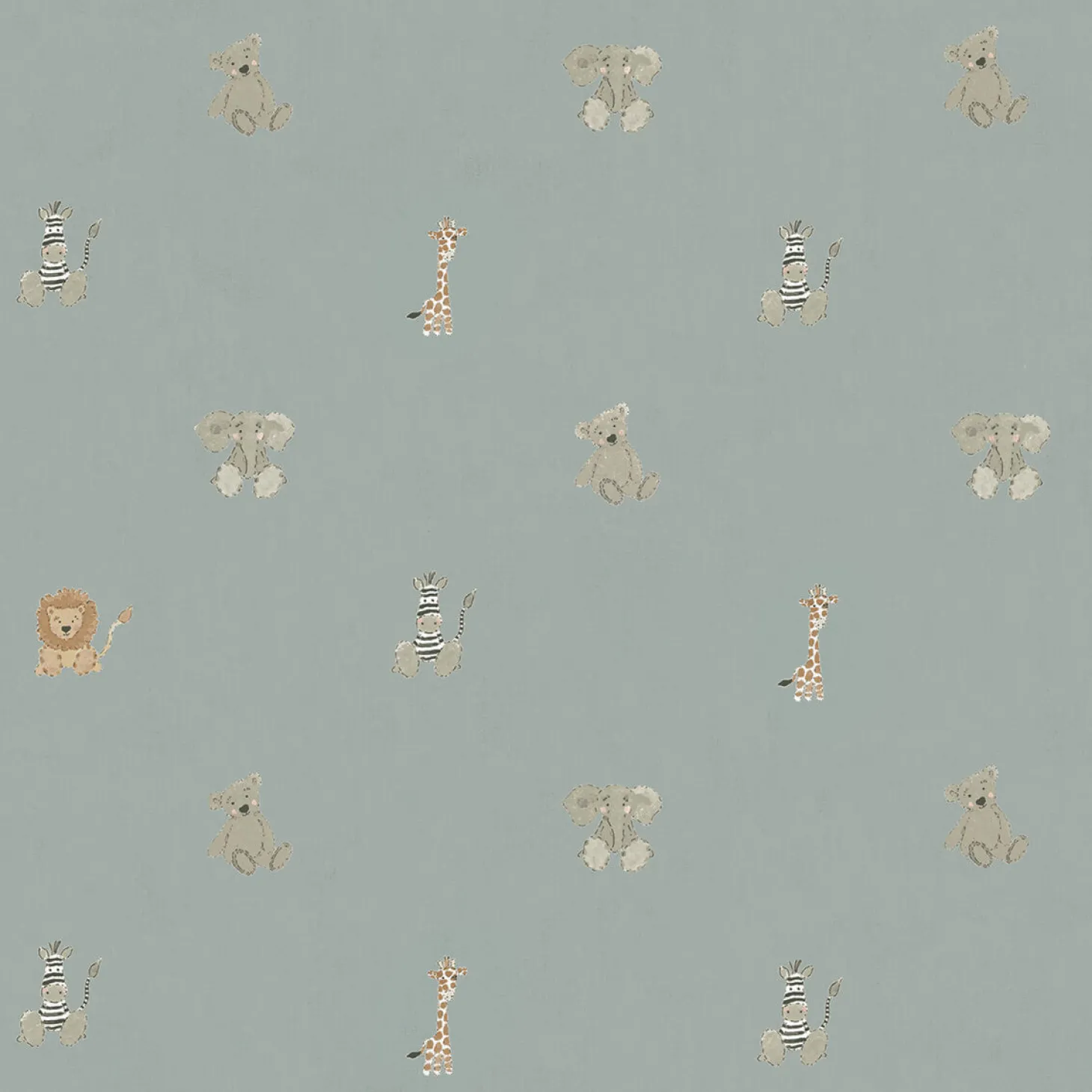 Bears Sage Green Made to Measure Roller Blind