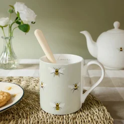 Bees Coloured Mug