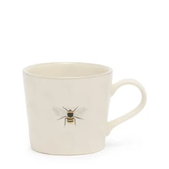 Bees Dimpled Small Stoneware Coffee Mug