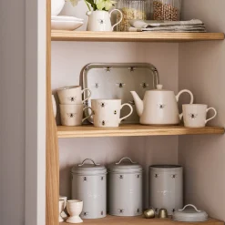 Bees Dimpled Stoneware Mug