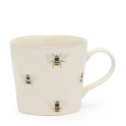 Bees Dimpled Stoneware Mug