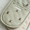 Bees Double Oven Glove
