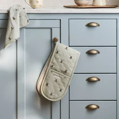 Bees Double Oven Glove