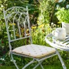 Bees Linen Seat Cushion
