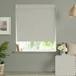Bees Soft Linen Look Made to Measure Roller Blind