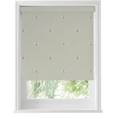 Bees Soft Linen Look Made to Measure Roller Blind