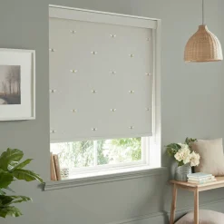 Bees Soft Linen Look Made to Measure Roller Blind