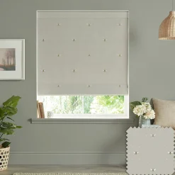 Bees Soft Linen Look Made to Measure Roman Blind