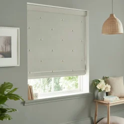 Bees Soft Linen Look Made to Measure Roman Blind