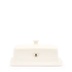 Bees Stoneware Butter Dish