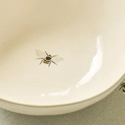 Bees Stoneware Dessert Bowl
