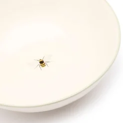 Bees Stoneware Dessert Bowl