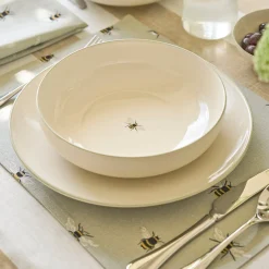 Bees Stoneware Pasta Bowl