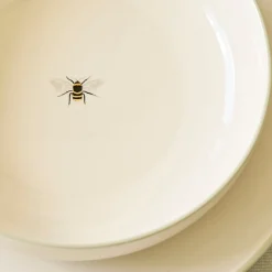 Bees Stoneware Pasta Bowl