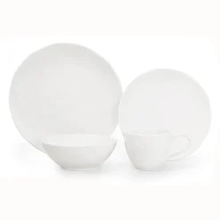 Bees White Stoneware Dessert Bowl