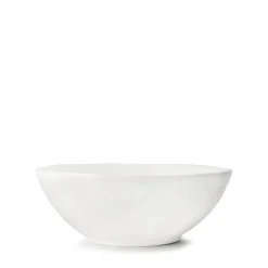 Bees White Stoneware Dessert Bowl