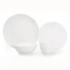 Bees White Stoneware Dinner Plate