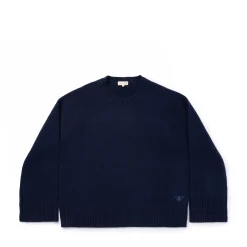 Bees Wool Cashmere Blend Jumper - Navy