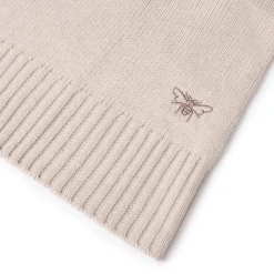 Bees Wool Cashmere Blend Jumper - Oatmeal