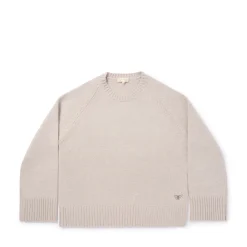 Bees Wool Cashmere Blend Jumper - Oatmeal