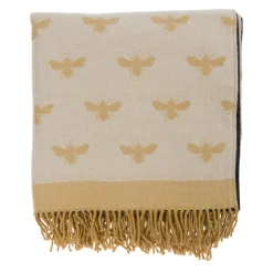 Bees Woven Picnic Blanket