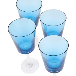 Blue Wine Glasses (Set of 4)