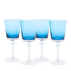 Blue Wine Glasses (Set of 4)