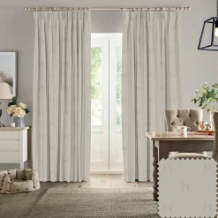 Boxing Hares Natural Made to Measure Curtains