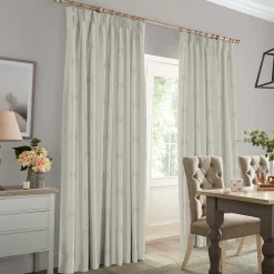 Boxing Hares Natural Made to Measure Curtains