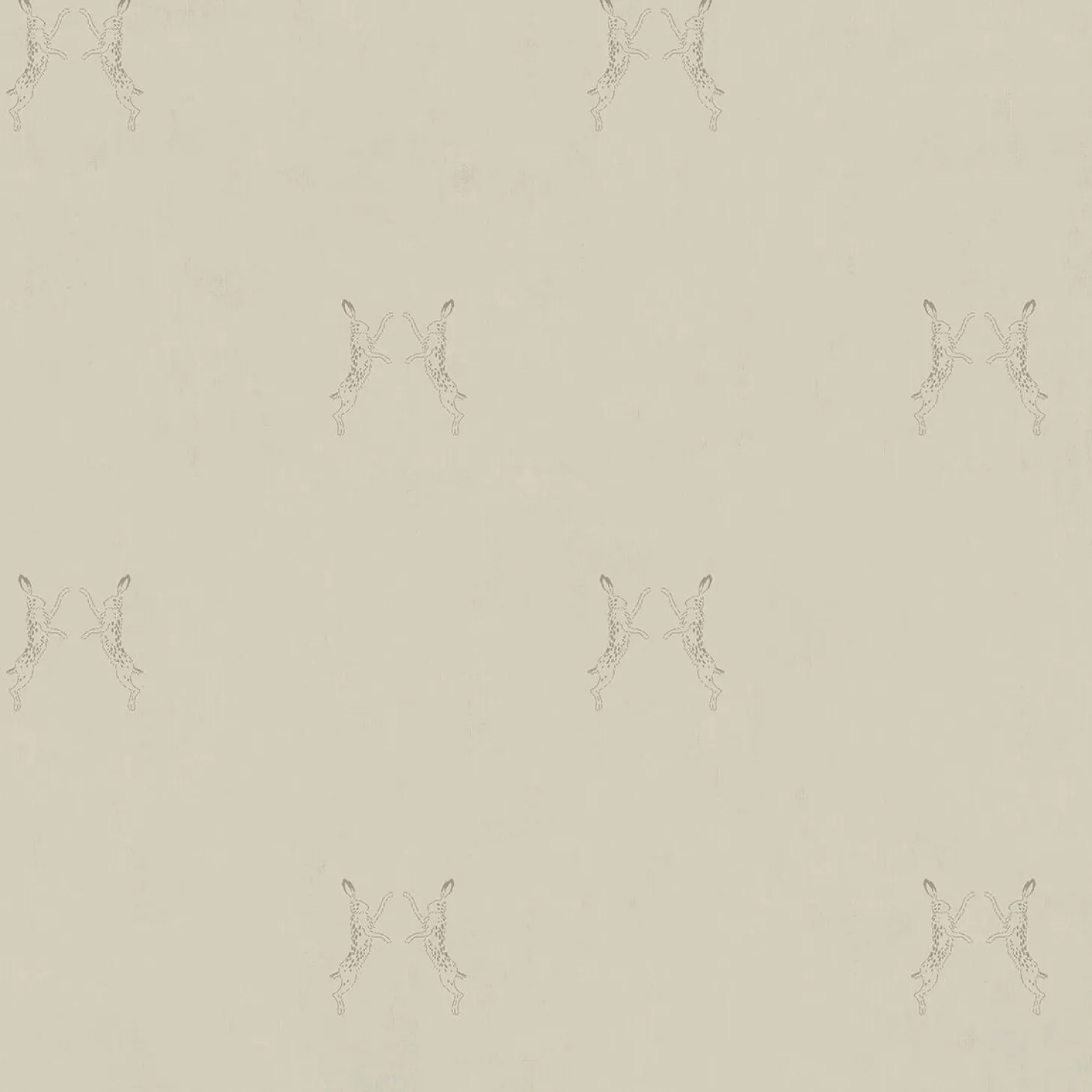 Boxing Hares Natural Made to Measure Roller Blind