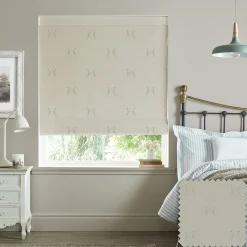 Boxing Hares Natural Made to Measure Roman Blind