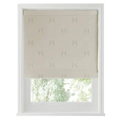 Boxing Hares Natural Made to Measure Roman Blind