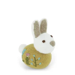 Bunny Embroidered Felt Decoration