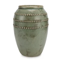 Ceramic Beaded Vase