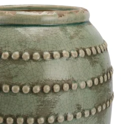 Ceramic Beaded Vase