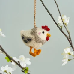 Chicken Felt Bauble