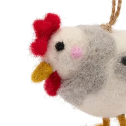 Chicken Felt Bauble