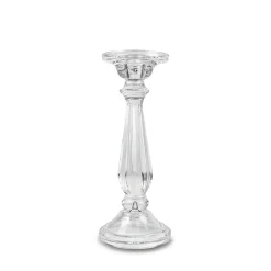 Clear Glass Candlestick