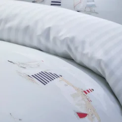 Coastal Boats Bedding Set