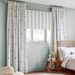 Coastal Boats Blue Made to Measure Curtains